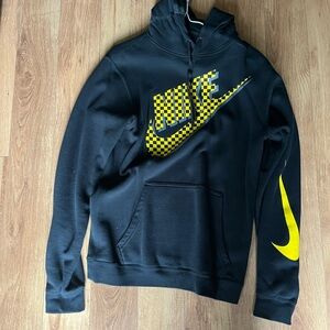 Black and yellow Nike hoodie